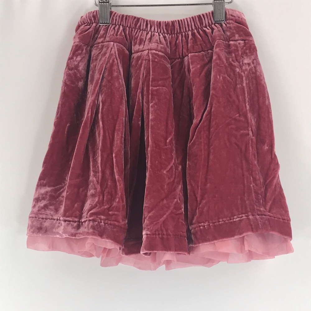 Rachel Riley Velvet Pleated Skirt NWT